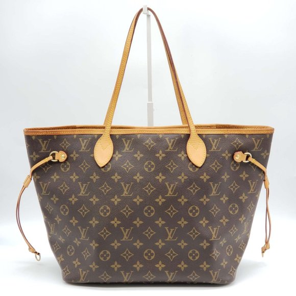 100% Authentic Louis Vuitton Neverfull MM Monogram Tote Bag - Picture 2 of 16